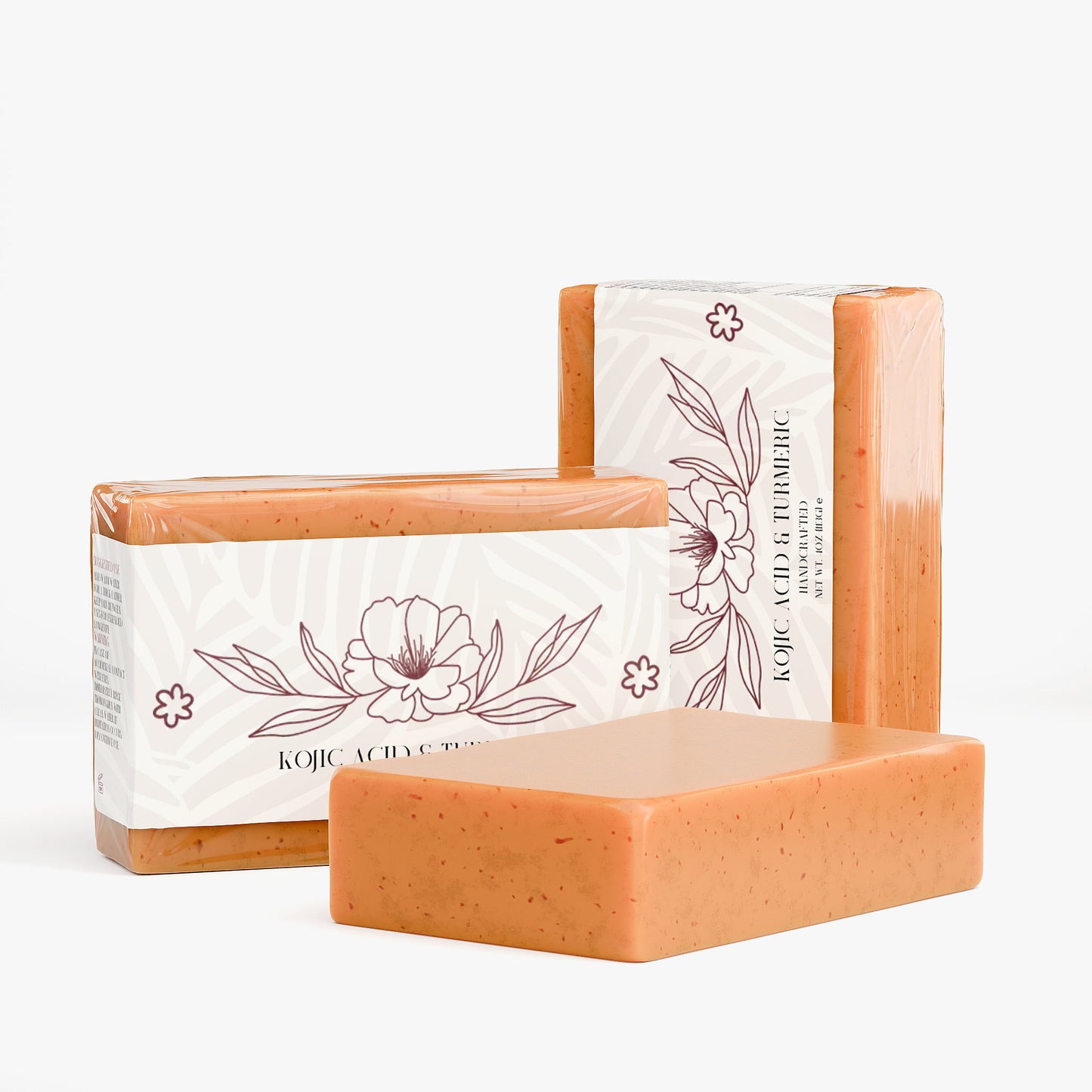 Kojic Acid & Turmeric Soap Bar – 4 oz / 113g | Brightening & Nourishing Cleanser