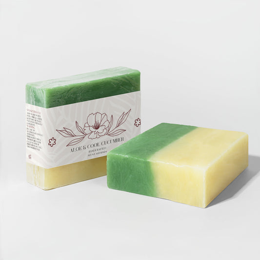 Aloe & Cool Cucumber Soap Bar – 4 oz / 113g | Hydrating & Refreshing Cleanser