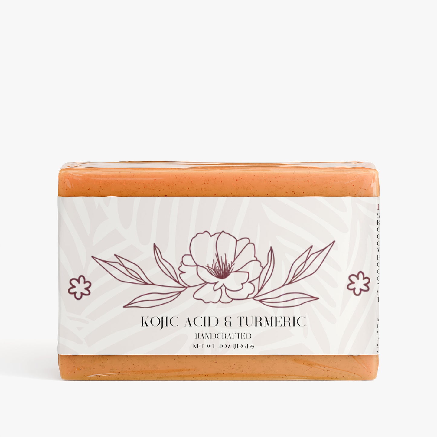 Kojic Acid & Turmeric Soap Bar – 4 oz / 113g | Brightening & Nourishing Cleanser