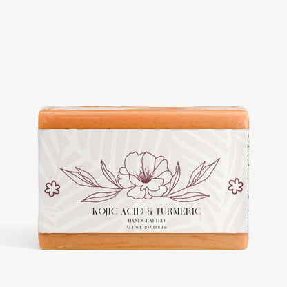 Kojic Acid & Turmeric Soap Bar – 4 oz / 113g | Brightening & Nourishing Cleanser