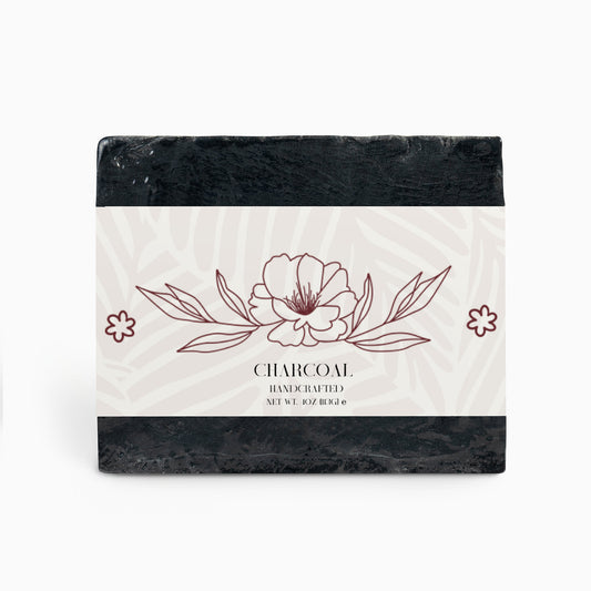 Activated Charcoal Soap Bar – 4 oz / 113g | Deep Cleansing Face & Body Wash