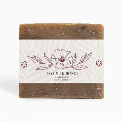 Oat Milk & Honey Soap Bar – 4 oz / 113g | Nourishing & Soothing Cleanser