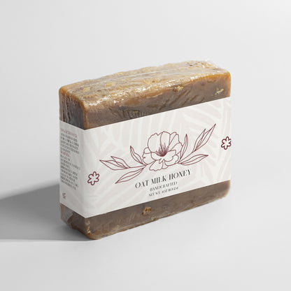 Oat Milk & Honey Soap Bar – 4 oz / 113g | Nourishing & Soothing Cleanser