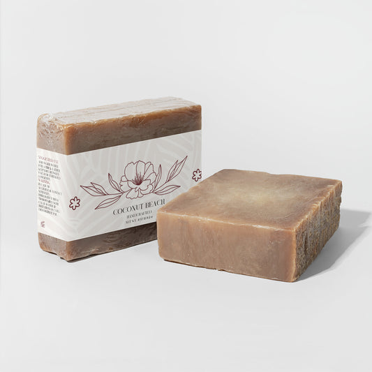 Coconut Beach Soap Bar – 4 oz / 113g | Tropical Hydrating Cleanser