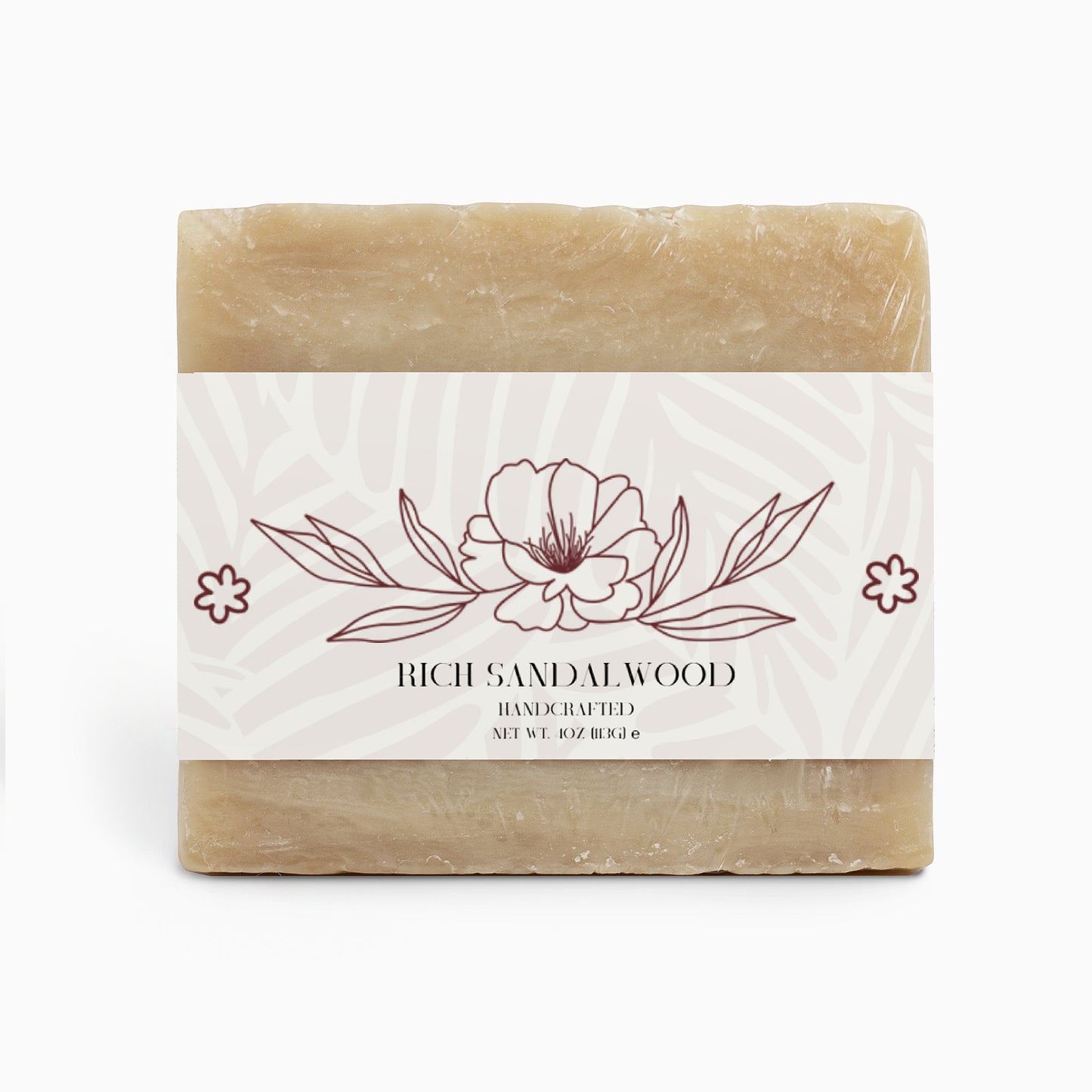 Rich Sandalwood Soap Bar – 4 oz / 113g | Luxurious & Moisturizing Cleanser